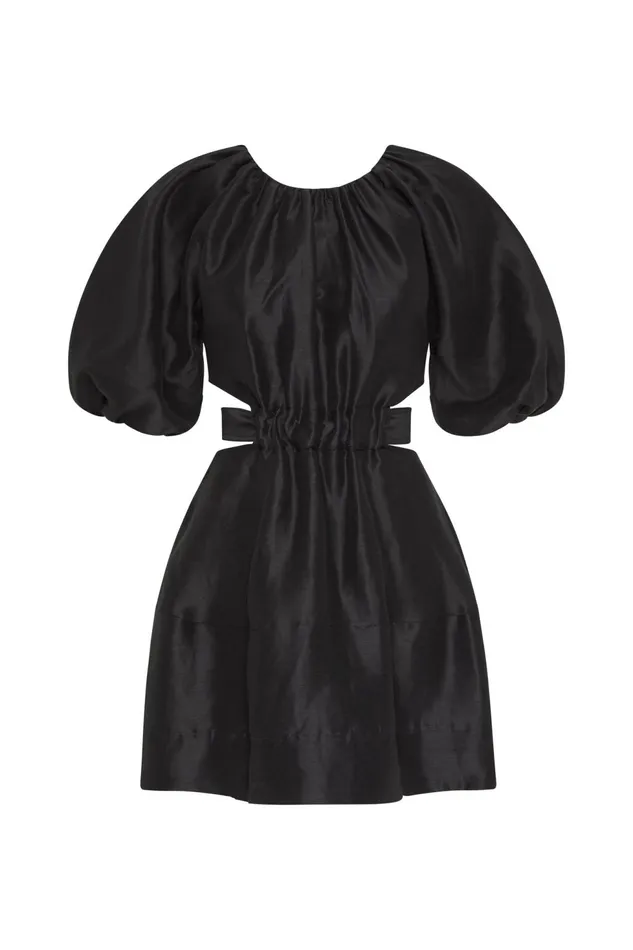 Women Psychedelia Cut Out Mini Dress Onyx Aje Dresses
