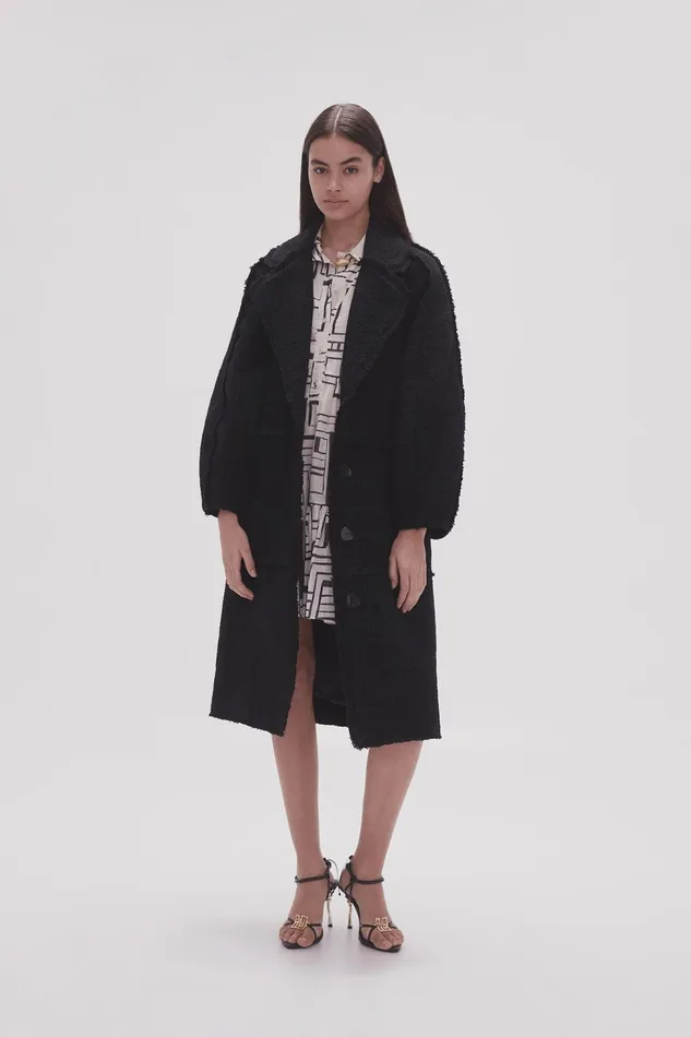 Women Rebellion Coat Black Aje Blazers Jackets and Coats
