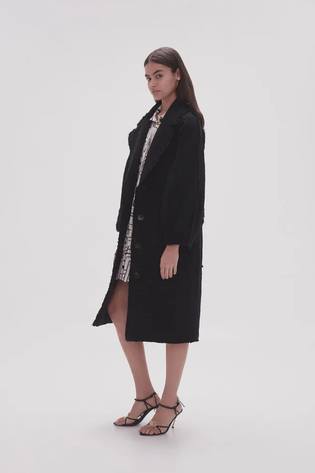 Women Rebellion Coat Black Aje Blazers Jackets and Coats