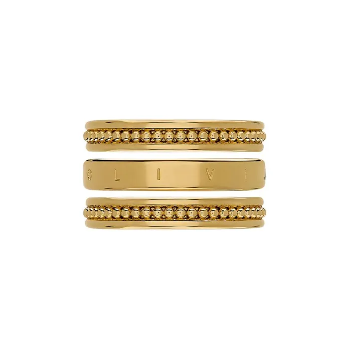 Women Rings Olivia Burton Ever Stacked Gold Plated Rings S