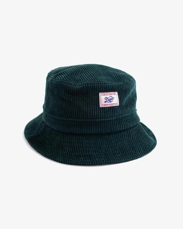 Women Ronny Cord Bucket 8211 Jasper Green Deus Ex Machina Headwear