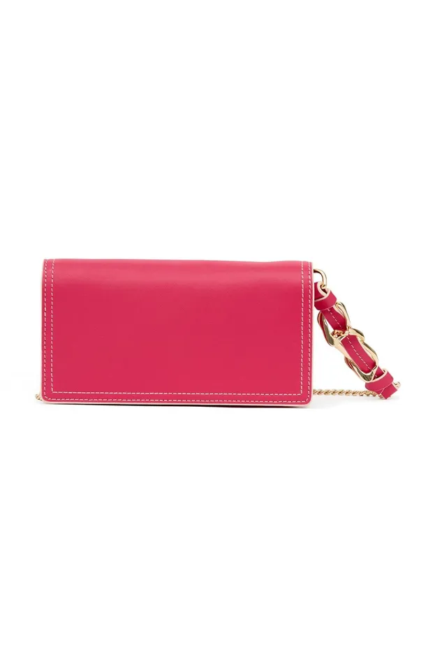 Women Roux Chain Clutch Bag Bougainvillea Red Aje Handbags and Wallets