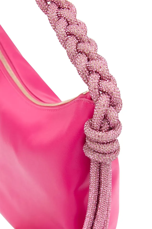 Women Shima Crystal Rope Bag Fuchsia Aje Handbags and Wallets