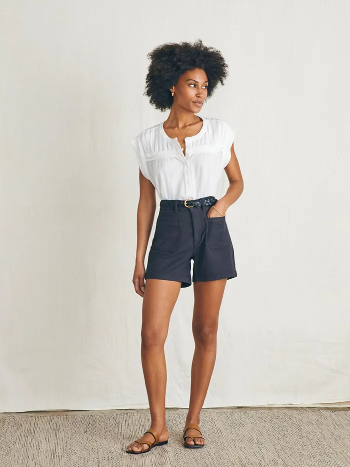 Women Shirts and Tops Faherty Ellsworth Top Egret