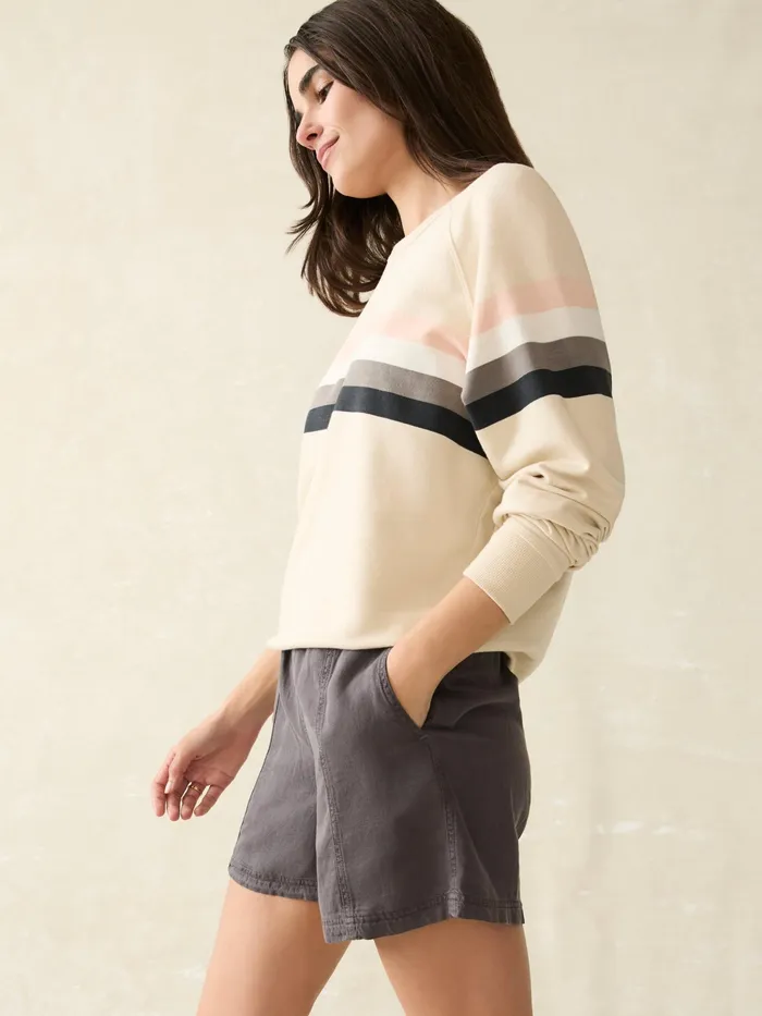 Women Shorts and Skirts Faherty Arlie Short Faded Black