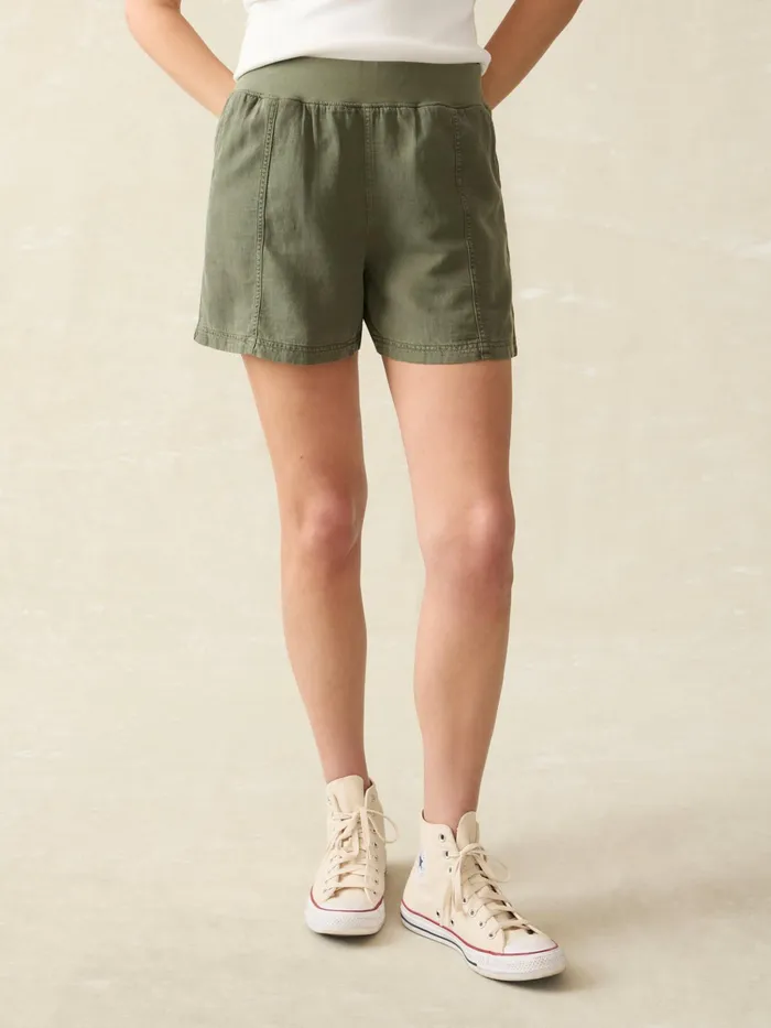 Women Shorts and Skirts Faherty Arlie Short Thyme