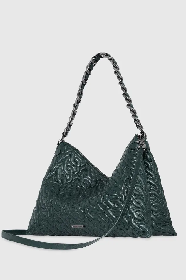 Women Shoulder Bags Rebecca Minkoff Chain Quilt Shoulder Bag Deep Jadegunmetal Women Shoulder Bags Rebecca Minkoff Chain Quilt Shoulder Bag Deep Jadegunmetal