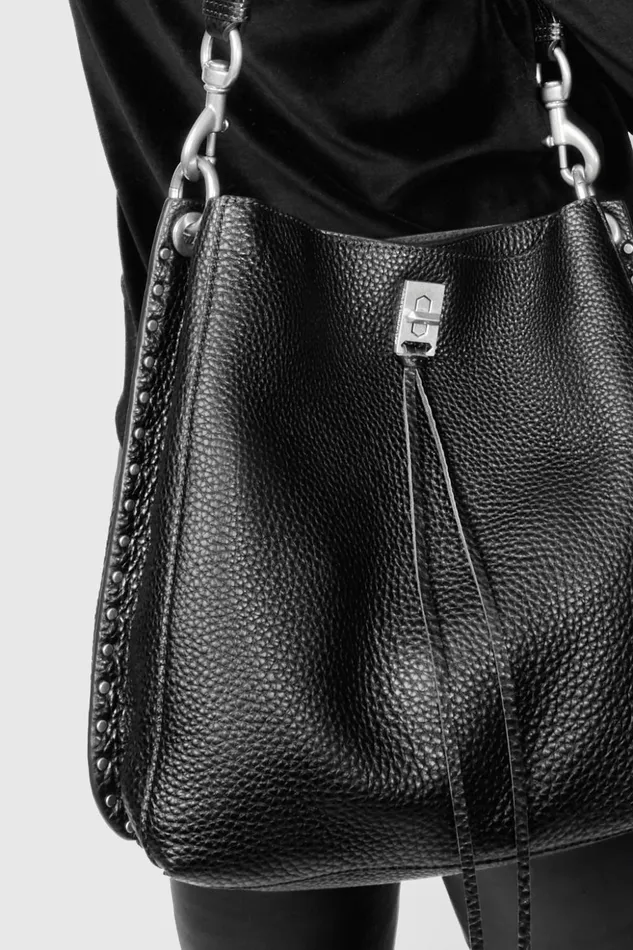 Women Shoulder Bags Rebecca Minkoff Darren Shoulder Bag Camelantique Brass