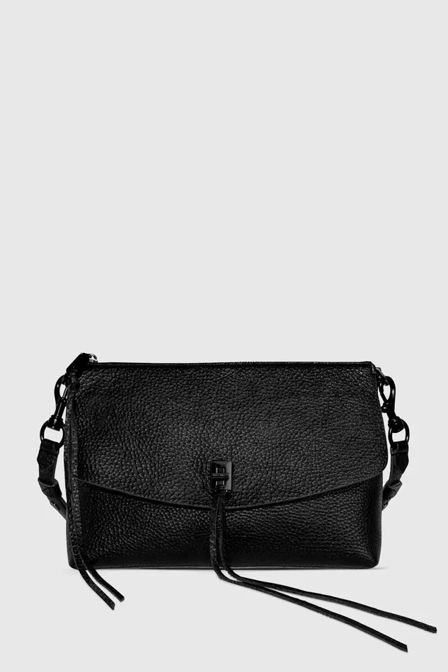 Women Shoulder Bags Rebecca Minkoff Darren Top Zip Shoulder Bag Blackblack Shellac Women Shoulder Bags Rebecca Minkoff Darren Top Zip Shoulder Bag Blackblack Shellac