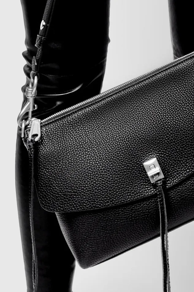 Women Shoulder Bags Rebecca Minkoff Darren Top Zip Shoulder Bag Blackblack Shellac Women Shoulder Bags Rebecca Minkoff Darren Top Zip Shoulder Bag Blackblack Shellac