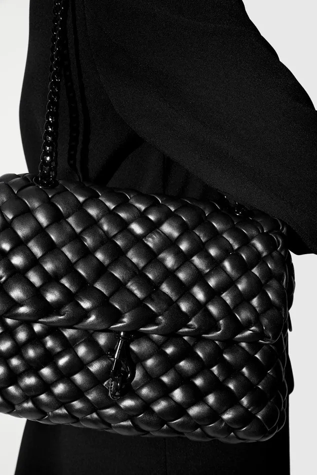 Women Shoulder Bags Rebecca Minkoff Edie Woven Shoulder Bag Citronantique Brass Women Shoulder Bags Rebecca Minkoff Edie Woven Shoulder Bag Citronantique Brass