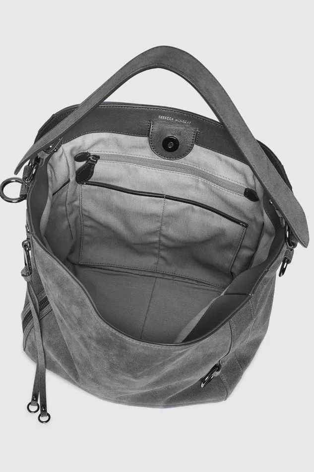 Women Shoulder Bags Rebecca Minkoff MAB Hobo Anthracite Women Shoulder Bags Rebecca Minkoff MAB Hobo Anthracite