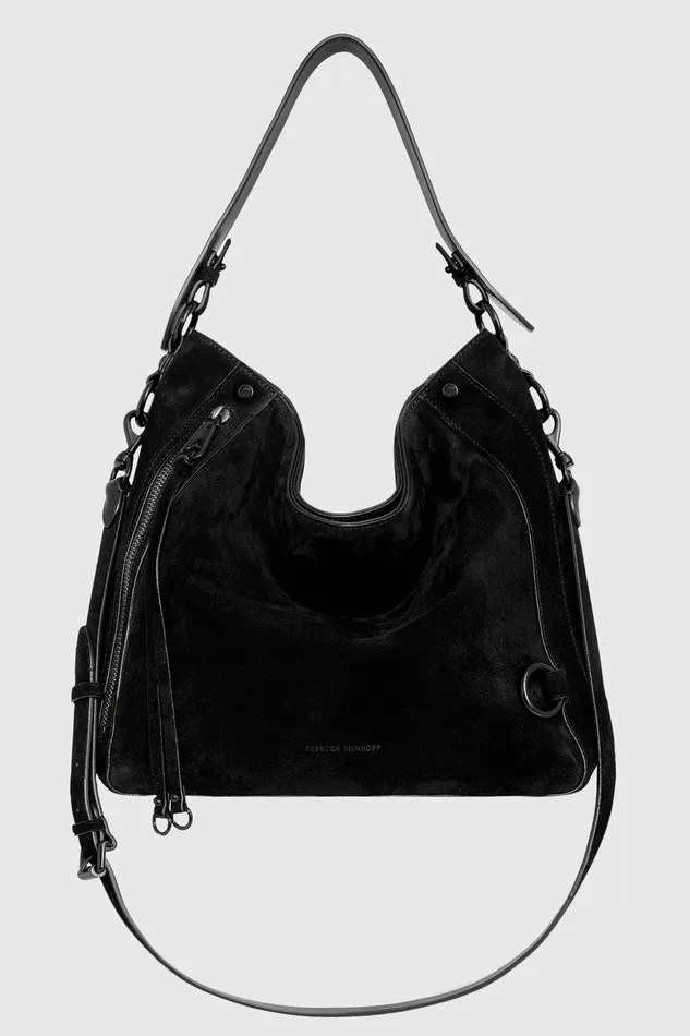 Women Shoulder Bags Rebecca Minkoff MAB Hobo Blackblack Shellac