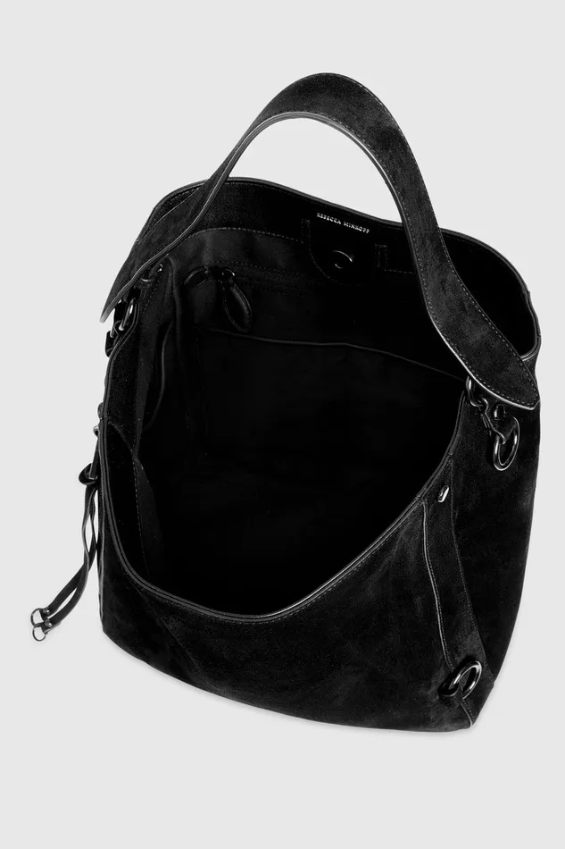 Women Shoulder Bags Rebecca Minkoff MAB Hobo Blackblack Shellac Women Shoulder Bags Rebecca Minkoff MAB Hobo Blackblack Shellac