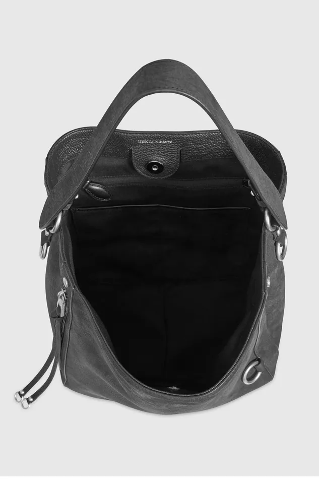 Women Shoulder Bags Rebecca Minkoff MAB Hobo Washed Black Women Shoulder Bags Rebecca Minkoff MAB Hobo Washed Black