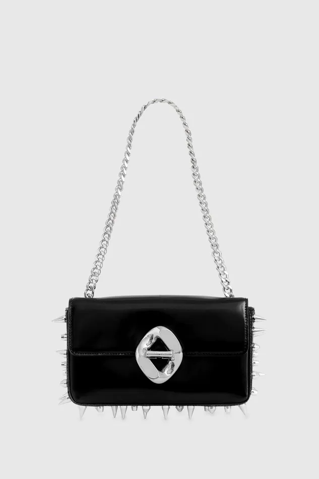 Women Shoulder Bags Rebecca Minkoff Punk G Small Chain Shoulder Bag Blacksilver Women Shoulder Bags Rebecca Minkoff Punk G Small Chain Shoulder Bag Blacksilver