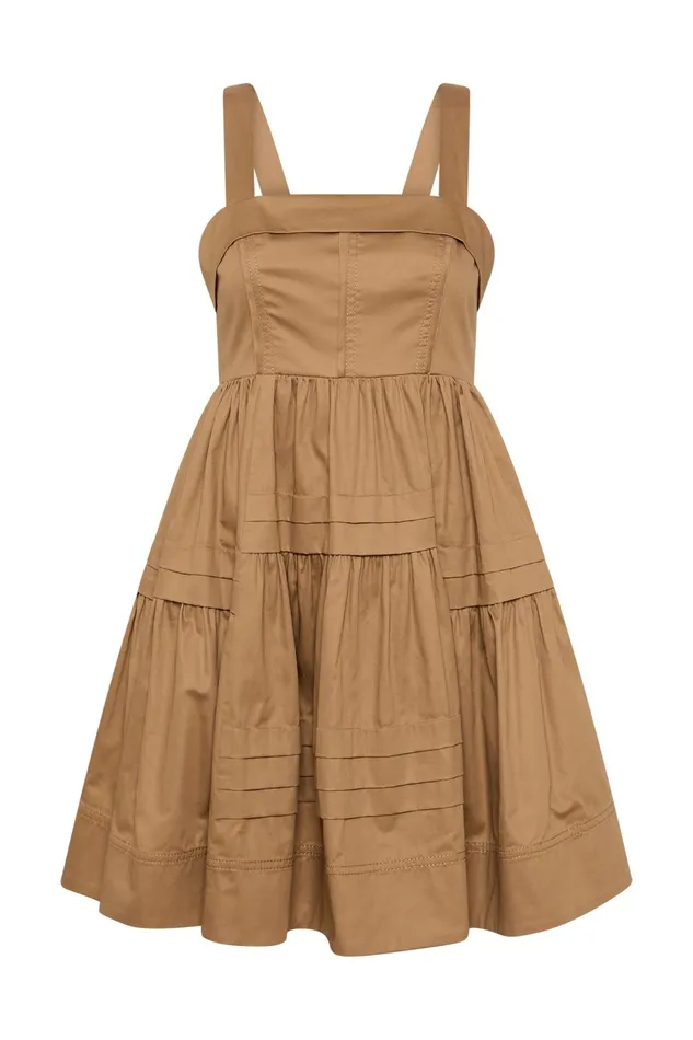 Women Sight Bow Mini Dress Willow Aje Dresses