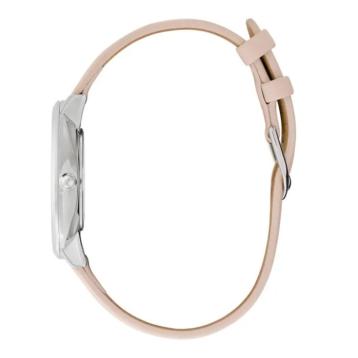 Women Signature Watches Olivia Burton 35mm Butterfly Ultra Slim Silver and Nude Leather Strap Watch Women Signature Watches Olivia Burton 35mm Butterfly Ultra Slim Silver and Nude Leather Strap Watch