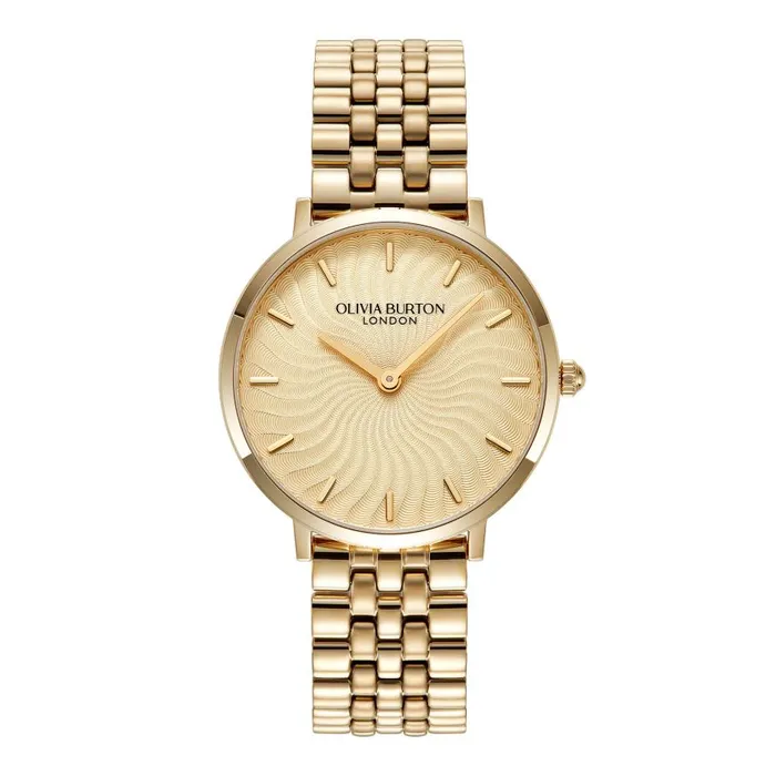 Women Signature Watches Olivia Burton 35mm Radiant Sun Gold Bracelet Watch