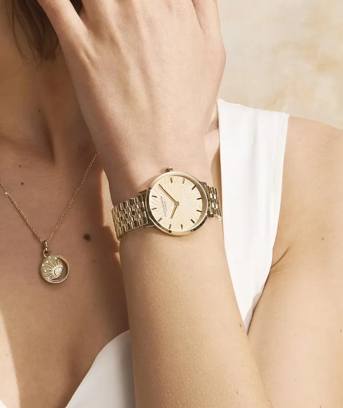 Women Signature Watches Olivia Burton 35mm Radiant Sun Gold Bracelet Watch