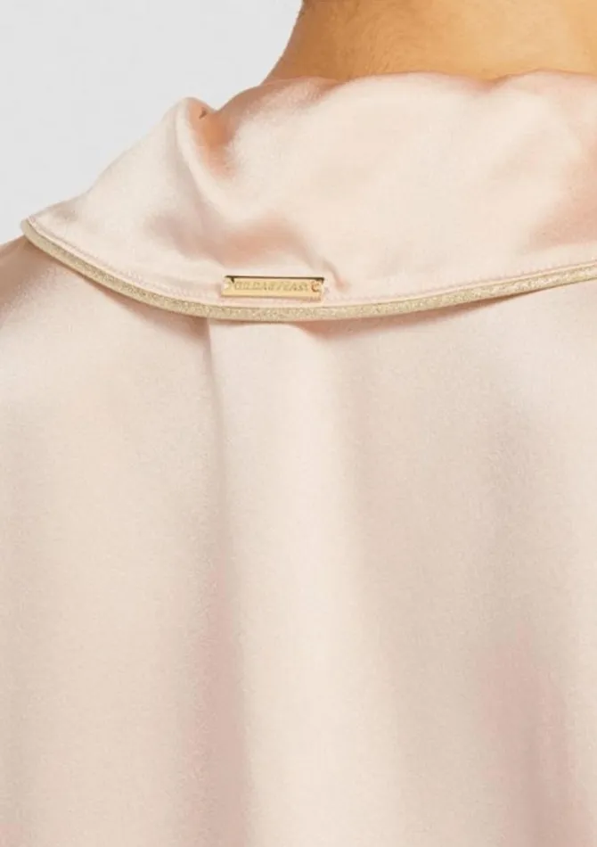 Women Silk Pyjamas Gilda and Pearl DRESSING ROOM PJ BLUSH Blushgold Women Silk Pyjamas Gilda and Pearl DRESSING ROOM PJ BLUSH Blushgold