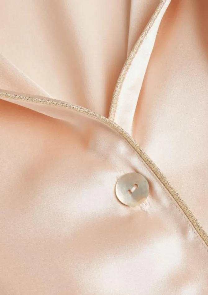 Women Silk Pyjamas Gilda and Pearl DRESSING ROOM PJ BLUSH Blushgold Women Silk Pyjamas Gilda and Pearl DRESSING ROOM PJ BLUSH Blushgold