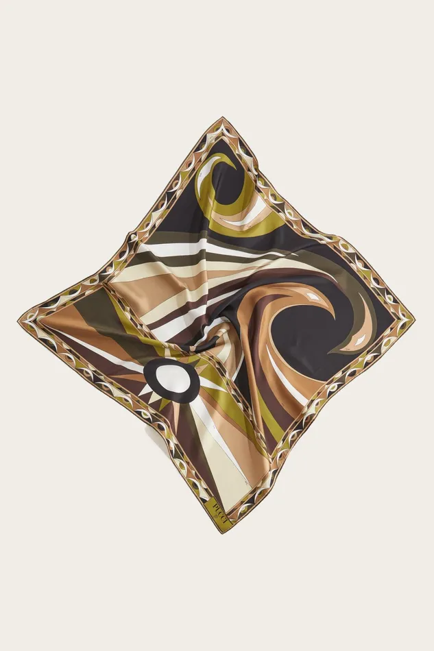 Women Silks PUCCI CigniPrint Large SilkTwill Carr