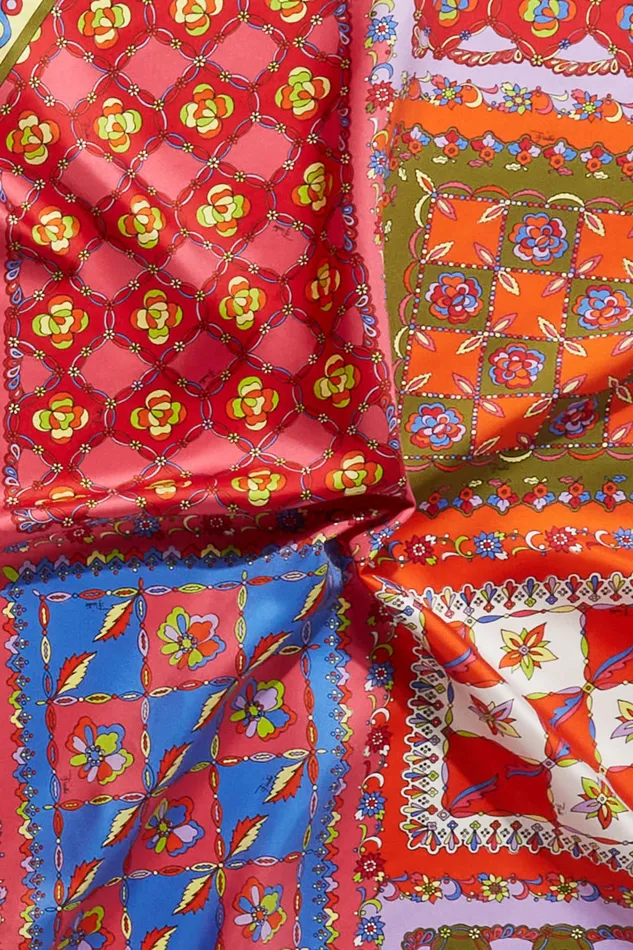 Women Silks PUCCI FestaPrint Large SilkTwill Carr