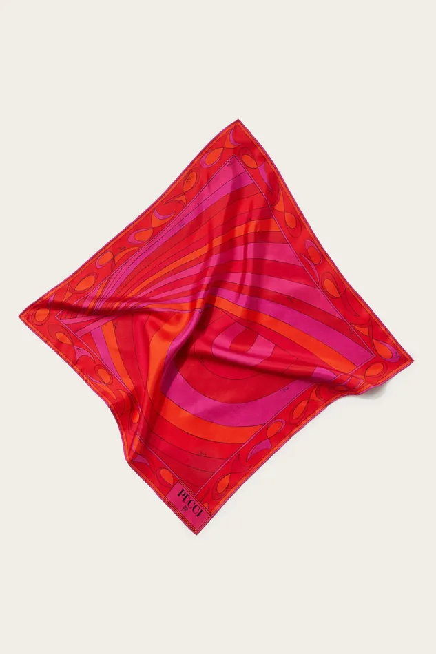 Women Silks PUCCI IridePrint Small SilkTwill Carr