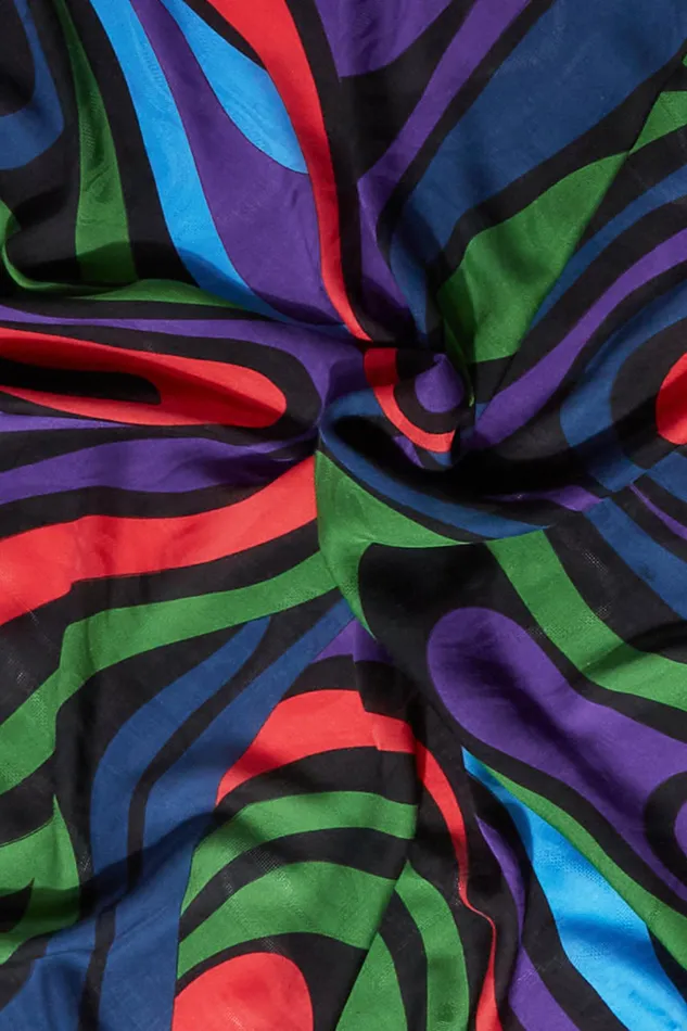 Women Silks PUCCI MarmoPrint Large Scarf