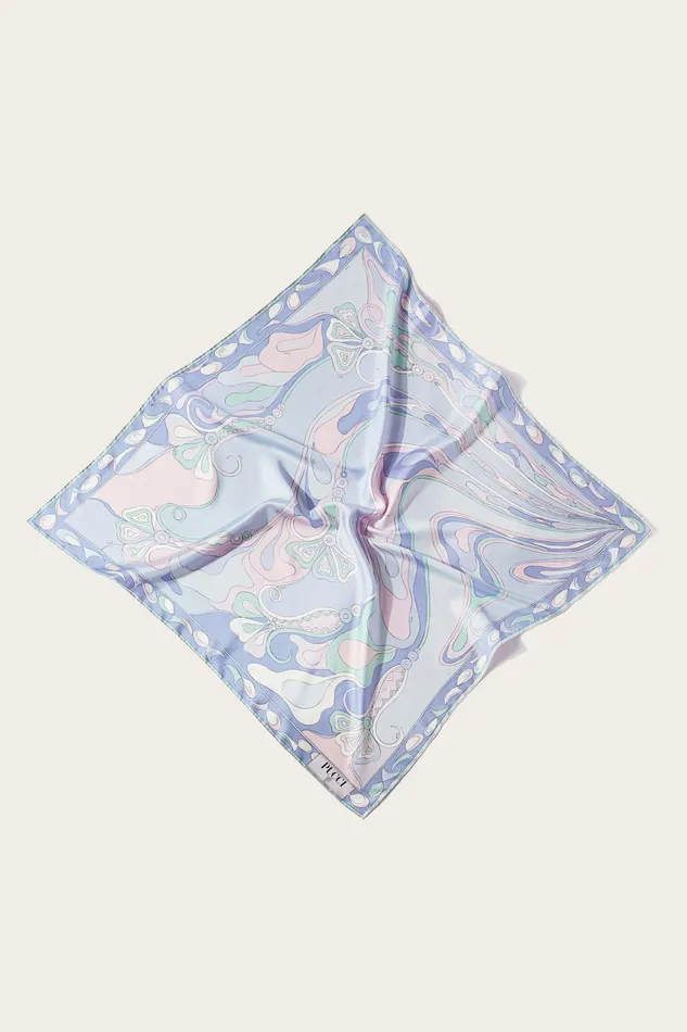 Women Silks PUCCI OrchideePrint Large SilkTwill Carr