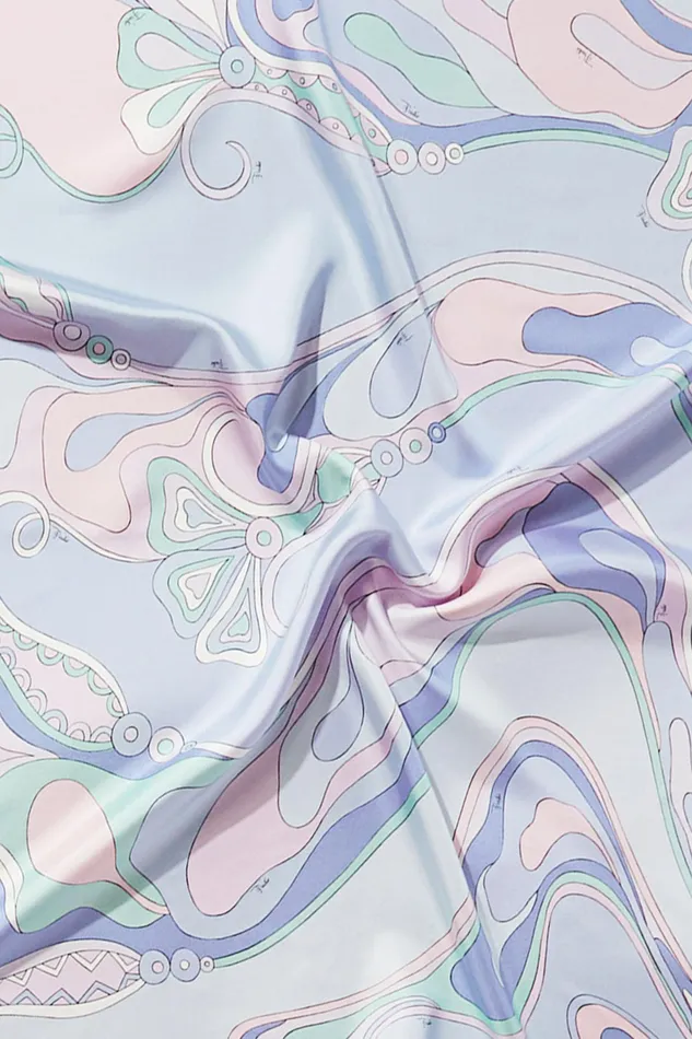 Women Silks PUCCI OrchideePrint Large SilkTwill Carr