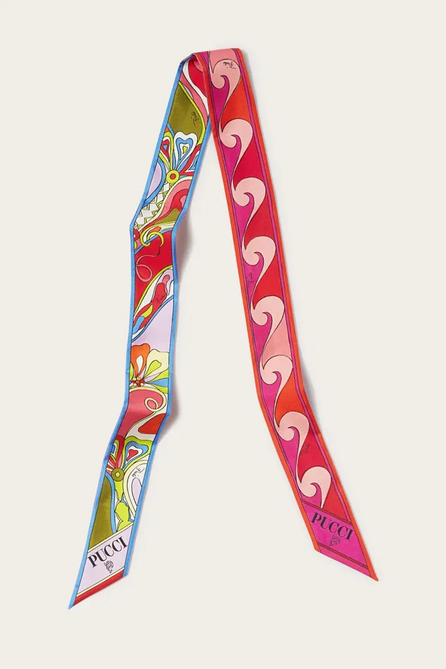 Women Silks PUCCI OrchideePrint SilkTwill Scarf