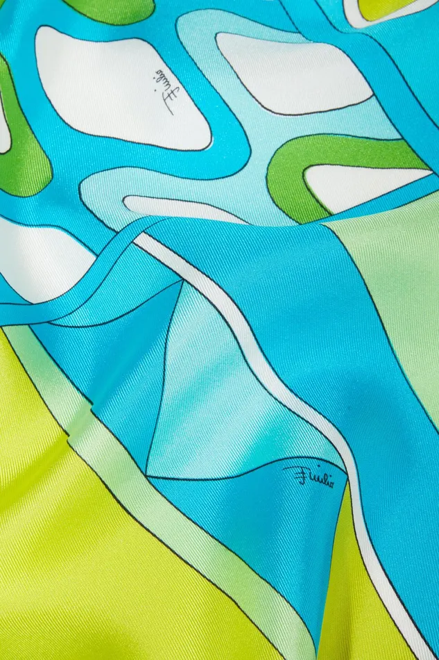 Women Silks PUCCI VivaraPrint Large SilkTwill Carr