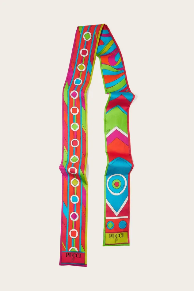 Women Silks PUCCI VivaraPrint SilkTwill Scarf