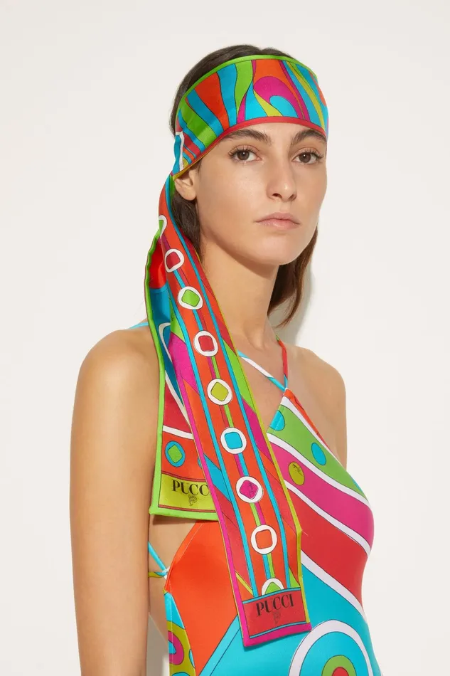 Women Silks PUCCI VivaraPrint SilkTwill Scarf