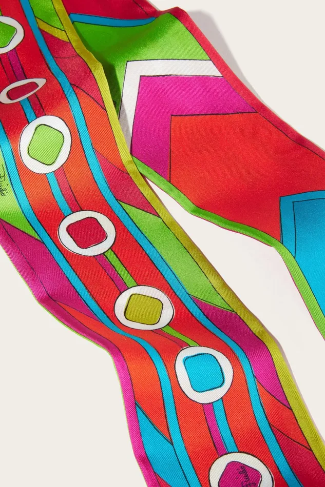 Women Silks PUCCI VivaraPrint SilkTwill Scarf