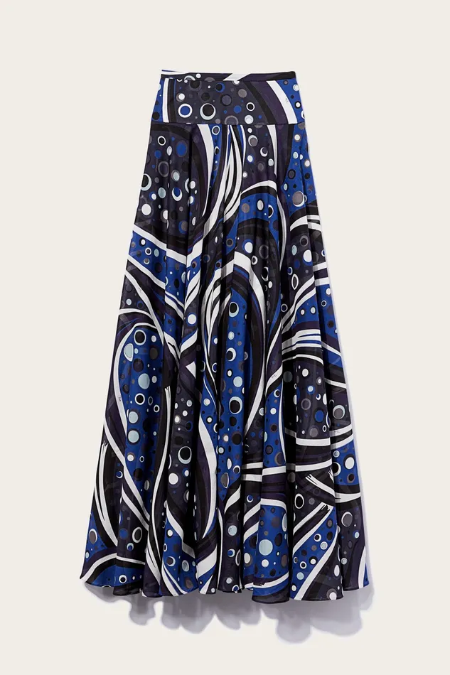 Women Skirts PUCCI FontanePrint Cotton Skirt