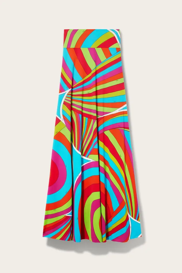 Women Skirts PUCCI IridePrint Long Skirt