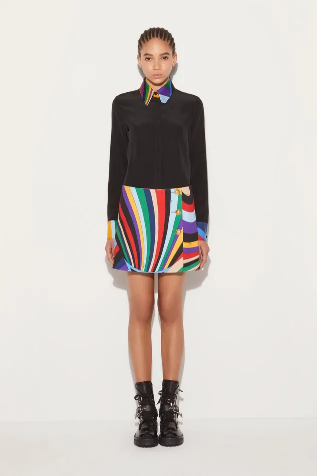 Women Skirts PUCCI IridePrint Mini Skirt