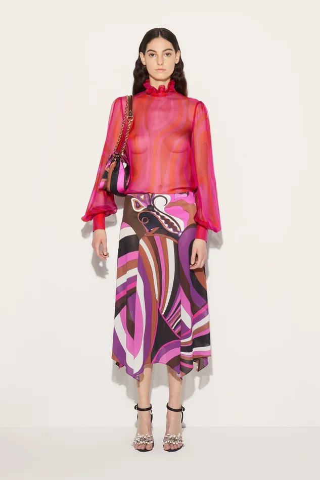 Women Skirts PUCCI IridePrint Skirt