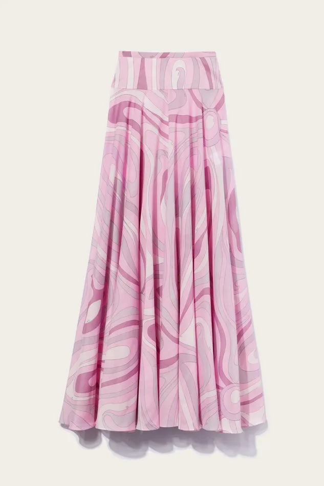 Women Skirts PUCCI MarmoPrint Cotton Skirt