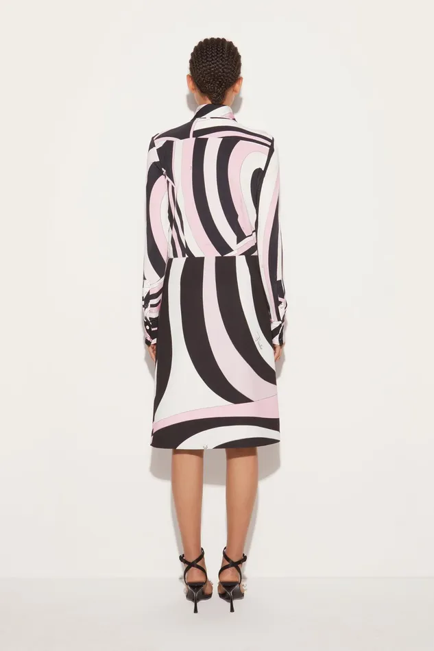 Women Skirts PUCCI MarmoPrint Wrap Skirt