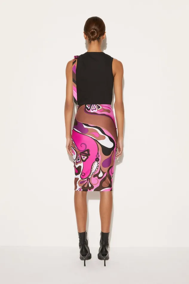 Women Skirts PUCCI OrchideePrint Pencil Skirt