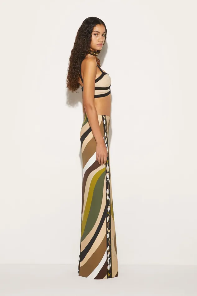 Women Skirts PUCCI PesciPrint Long Skirt