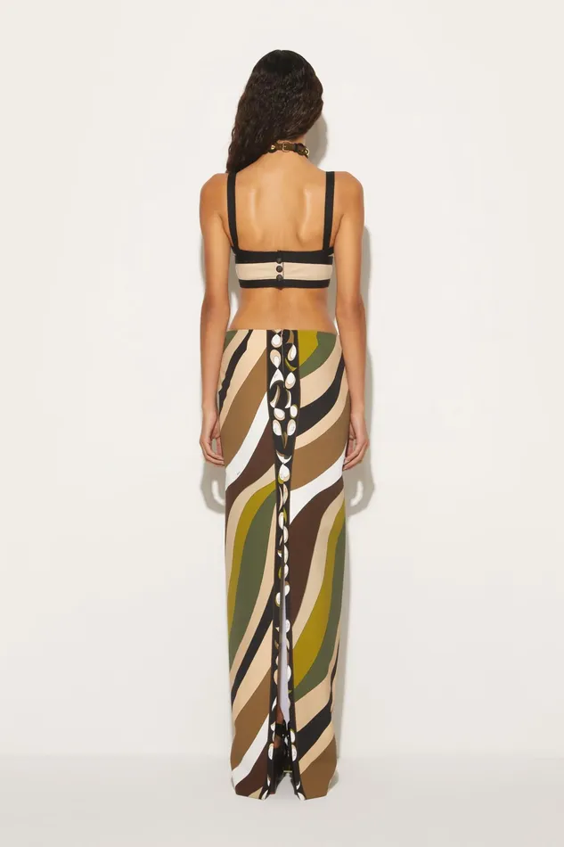 Women Skirts PUCCI PesciPrint Long Skirt