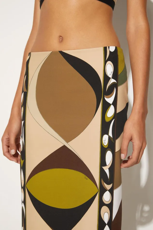 Women Skirts PUCCI PesciPrint Long Skirt