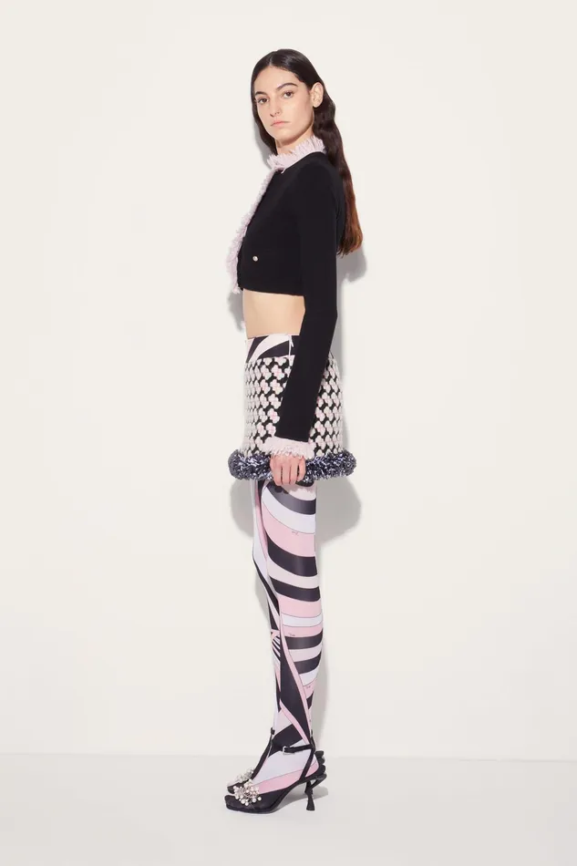 Women Skirts PUCCI Tweed Mini Skirt