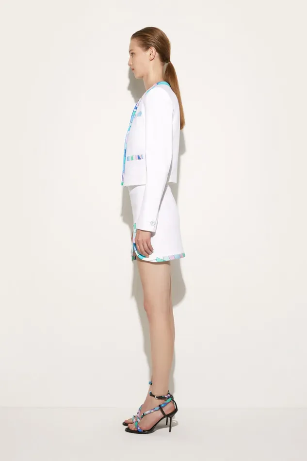 Women Skirts PUCCI VivaraPrint Cotton Mini Skirt
