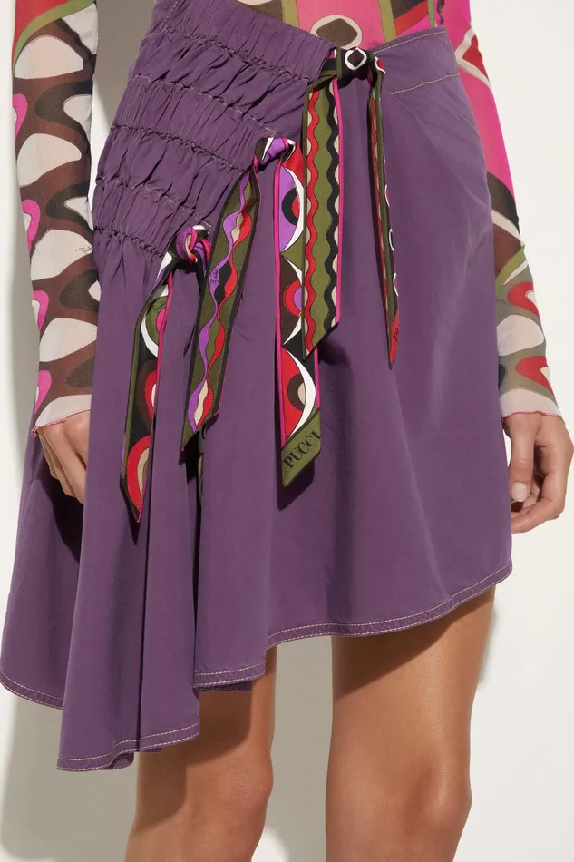 Women Skirts PUCCI VivaraPrint Mini Skirt